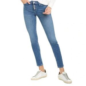 Hudson Natlie Super Skinny Button Fly Ankle Jeans - size 28.